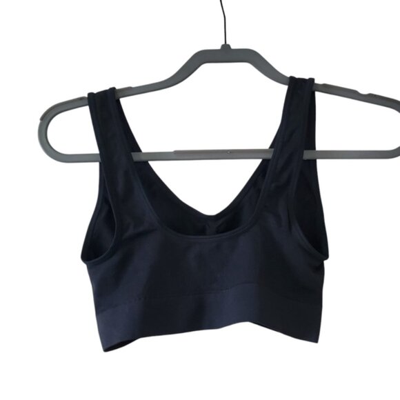 Rhonda Shear Ahh Bra Black Comfort Support Lounge Bra L - Picture 3 of 4